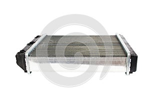 Car radiator isolated over white background