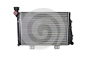 Car radiators on an isolated