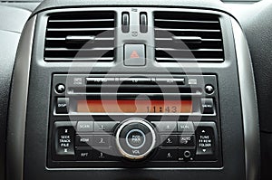 Car radio panel