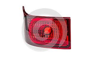 car rear headlight isolated on white