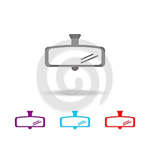 car rear view mirror icon. Elements of car repair multi colored icons. Premium quality graphic design icon. Simple icon for websit