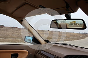 Car rearview mirror