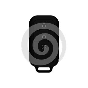 Car remote isolated on white background