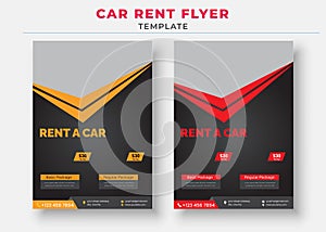 Car Rent Flyer Templates, Car sale flyer