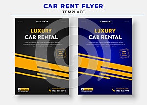 Car Rent Flyer Templates, Car sale flyer