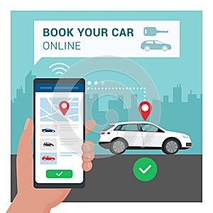 Car rental and booking app