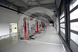 Car repair garage, autoservice