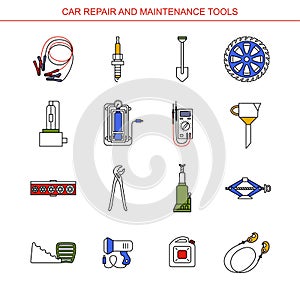 Car Repair and Maintenance Tools.