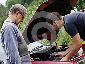 Car repairing