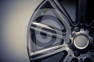 Car rim detail