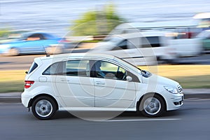 Car on the road