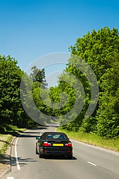 Car on a road