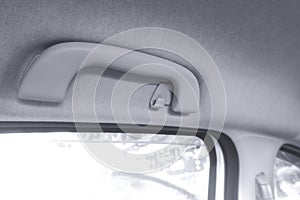 Car`s grab handle,Holding plastic car grab handler for the passenger in car