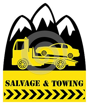 Car salvage and towing photo