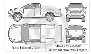 Car sedan and suv drawing outlines not converted to objects