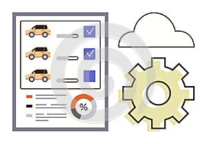Car Selection Process with Data Analysis and Cloud Integration Concept