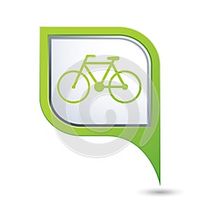 Car service. Car with wireless icon on the map pointer