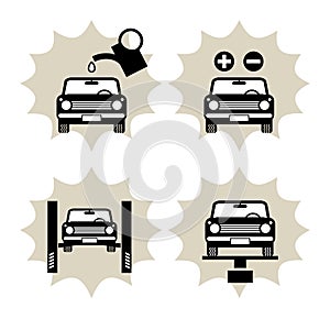 Car service icon