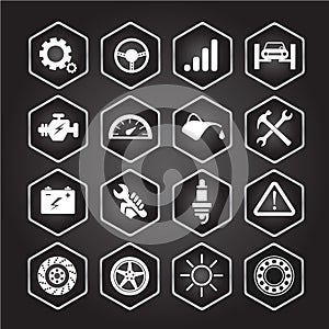 Car service icon Set , EPS10