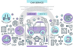 Car Service Illustration