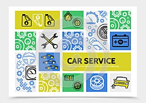 Car Service Infographic Template