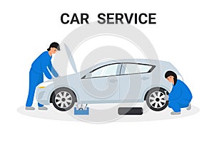 Car service isolated