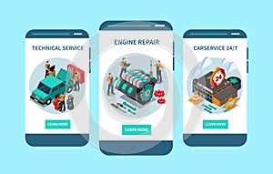 Car Service Mobile design