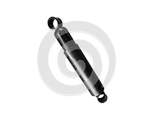 Car shock absorber isolated on white background.