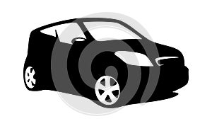 Car silhouette vector