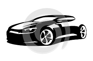 Car silhouette vector