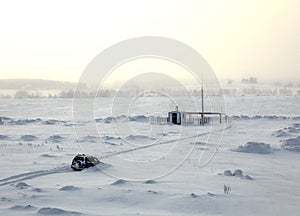 Car in snow