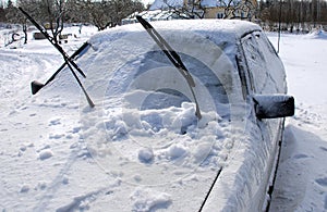 Car in snow