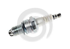 Car spark plug isolated on the white