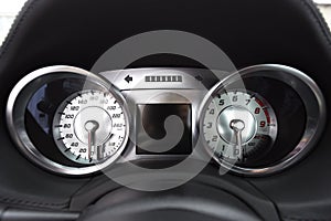 Car speedo detail