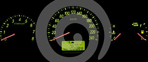 Car speedometer