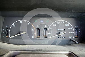 Car speedometer dial dashboard