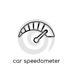car speedometer icon from collection.