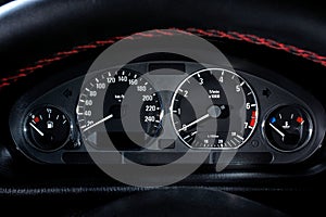 Car speedometer panel