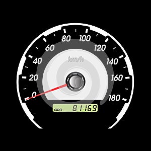 Car speedometers for racing design.