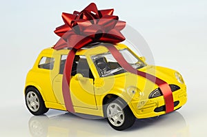 Car with staple gift photo