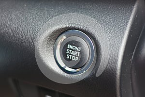 Car start button inside the car