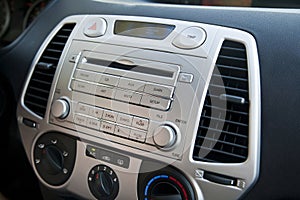 Car Stereo & Air Conditioning Controls