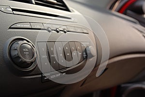 Car stereo interior