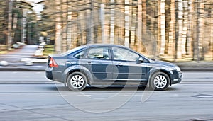 Car on street