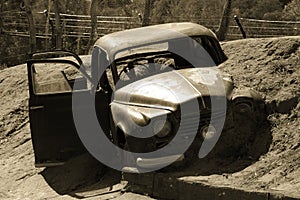 Car Stuck in Mud