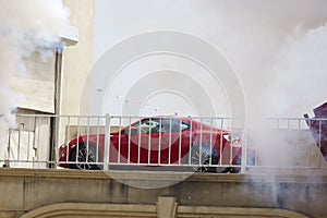 Car stunt performance