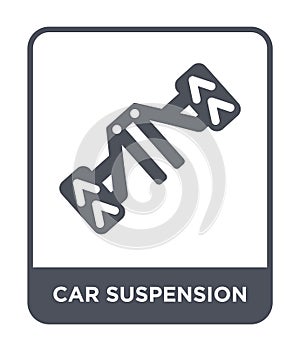 car suspension icon in trendy design style. car suspension icon isolated on white background. car suspension vector icon simple photo