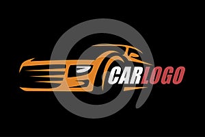 Car symbol logo template