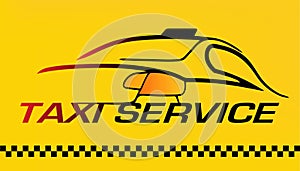 Car, Taxi service logo