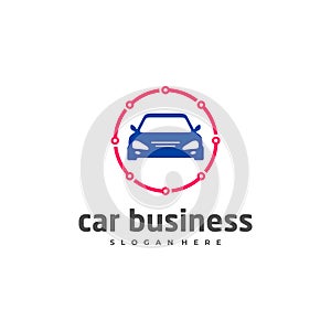 Car tech logo vector template, Creative car logo design concepts